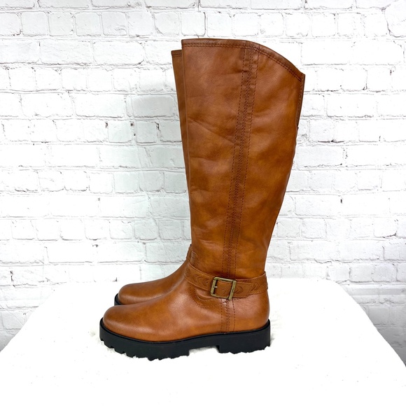 🚫SOLD! •NIB🤩|•ZODIAC•| Solana' Big Heavy Rubber Tread Knee High Vegan Boots - Picture 6 of 16